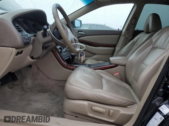 2003 Acura TL Type S w/Navigation System with VIN 19UUA56983A014407, listed as a Copart auction lot 43801225 with 116,004 mi miles and Salvage Title. Bid and sale history available at carsss.com. Image 7.