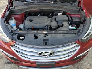 2017 Hyundai Santa Fe 2.4L with VIN 5XYZU3LB5HG411281, listed as a Copart auction lot 61428215 with 51,423 mi miles and Salvage title. Bid and sale history available at DreamBid. Image 12.