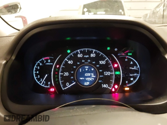 2013 Honda CR-V EX with VIN 5J6RM4H55DL079571, listed as a IAAI auction lot 41773327 with 100,876 mi miles. Bid and sale history available at carsss.com. Image 7.