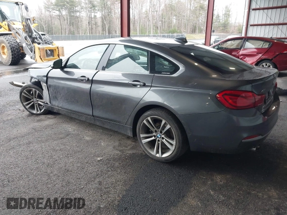 2018 BMW 4 Series 430i xDrive with VIN WBA4J3C57JBG95638, listed as a IAAI auction lot 41960833 with 108,504 mi miles and . Bid and sale history available at DreamBid. Image 3.