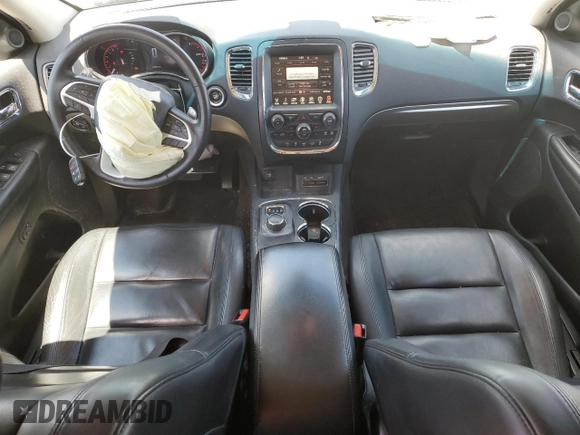 2017 Dodge Durango GT with VIN 1C4RDJDG0HC921332, listed as a Copart auction lot 57916655 with 124,399 mi miles and Salvage title. Bid and sale history available at DreamBid. Image 8.