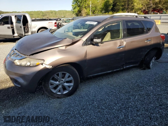 2014 Nissan Murano SV with VIN JN8AZ1MU3EW410152, listed as a Copart auction lot 52364445 with 138,198 mi miles and Salvage Title. Bid and sale history available at carsss.com. Image 1.