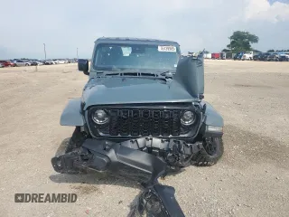 2024 Jeep Gladiator Willys с VIN 1C6HJTAG7RL131975, выставлен на аукционе Copart как лот 55139965 с пробегом 4 583 миль миль и Списание • Salvage title. История ставок и продаж доступна на DreamBid. Изображение 5.