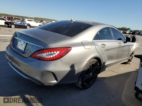 2015 Mercedes-Benz CLS-Class CLS 400 with VIN WDDLJ6FB2FA134992, listed as a Copart auction lot 72217783 with 0 mi miles. Bid and sale history available at carsss.com. Image 3.