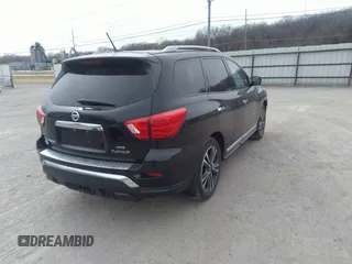 2017 Nissan Pathfinder Platinum with VIN 5N1DR2MM4HC613468, listed as a IAAI auction lot 41790510 with 99,684 mi miles and . Bid and sale history available at DreamBid. Image 4.