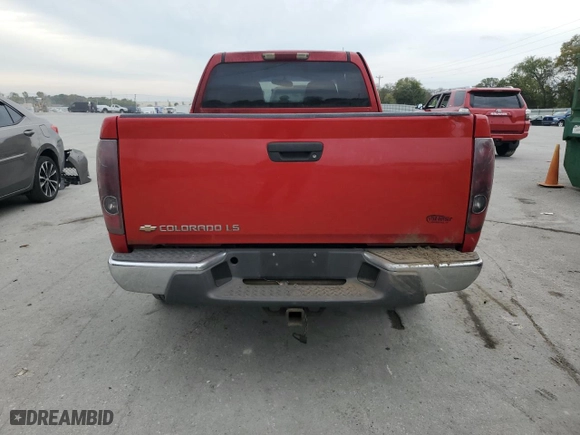 2005 Chevrolet Colorado Z85 with VIN 1GCDT198258101685, listed as a Copart auction lot 73036314 with 214,622 mi miles and Salvage Title. Bid and sale history available at carsss.com. Image 6.