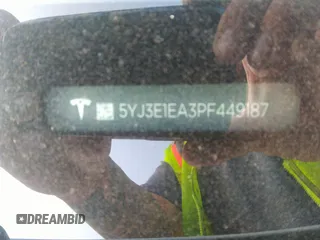 2023 Tesla Model 3 z VIN 5YJ3E1EA3PF449187, wystawiony jako IAAI lot #40320939 z przebiegiem Nie podano mil oraz . Historia ofert i sprzedaży dostępna na DreamBid. Obrazek 8.