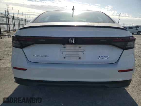 2024 Honda Accord Sport with VIN 1HGCY2F57RA084444, listed as a Copart auction lot 47017905 with 15,808 mi miles and Salvage title. Bid and sale history available at DreamBid. Image 6.