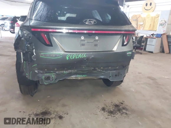 2023 Hyundai Tucson SEL with VIN 5NMJFCAE8PH177839, listed as a IAAI auction lot 41947776 with 38,014 mi miles and . Bid and sale history available at DreamBid. Image 6.