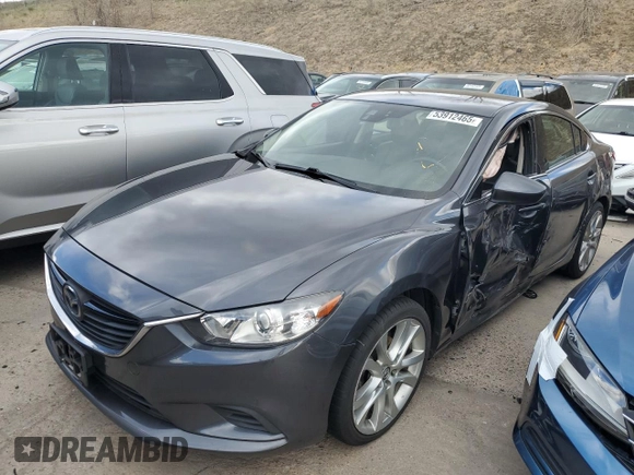 2014 Mazda Mazda6 i Touring with VIN JM1GJ1T61E1136642, listed as a Copart auction lot 53912465 with 142,830 mi miles and Salvage Title. Bid and sale history available at carsss.com. Image 1.