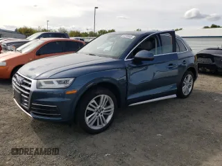 2018 Audi Q5 Premium Plus with VIN WA1BNAFYXJ2029020, listed as a Copart auction lot 52232835 with 121,451 mi miles and Salvage Title. Bid and sale history available at carsss.com. Image 1.