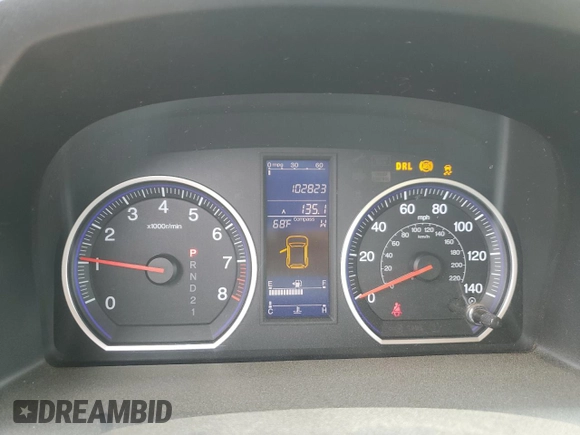 2011 Honda CR-V EX-L with VIN 5J6RE4H71BL000358, listed as a Copart auction lot 49490405 with 102,823 mi miles and Salvage Title. Bid and sale history available at carsss.com. Image 9.