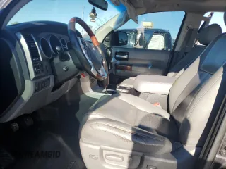 2016 Toyota Sequoia Platinum with VIN 5TDDW5G1XGS138809, listed as a Copart auction lot 80647554 with 0 mi miles and Salvage Title. Bid and sale history available at carsss.com. Image 7.