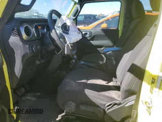 2023 Jeep Gladiator Overland z VIN 1C6HJTFG9PL547578, wystawiony jako Copart lot #47018785 z przebiegiem 36 010 mil mil oraz Szkoda całkowita • Salvage title. Historia ofert i sprzedaży dostępna na DreamBid. Obrazek 7.