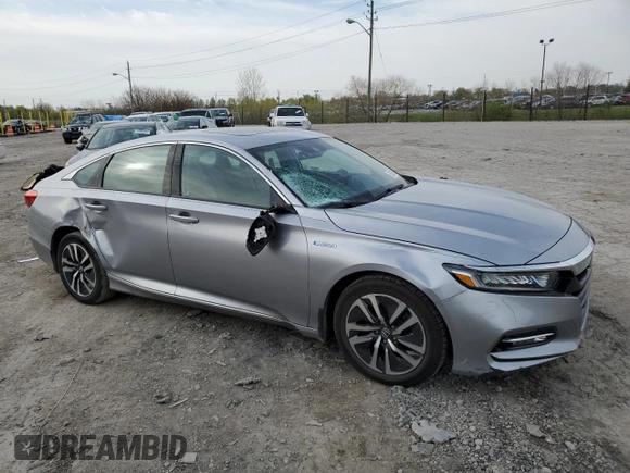 2020 Honda Accord EX-L with VIN 1HGCV3F53LA018320, listed as a Copart auction lot 53053555 with 72,635 mi miles and Salvage title. Bid and sale history available at DreamBid. Image 4.