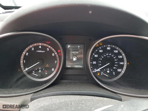 2017 Hyundai Santa Fe Sport 2.4L with VIN 5XYZTDLB2HG441525, listed as a Copart auction lot 49873315 with 136,576 mi miles and Salvage Title. Bid and sale history available at carsss.com. Image 9.