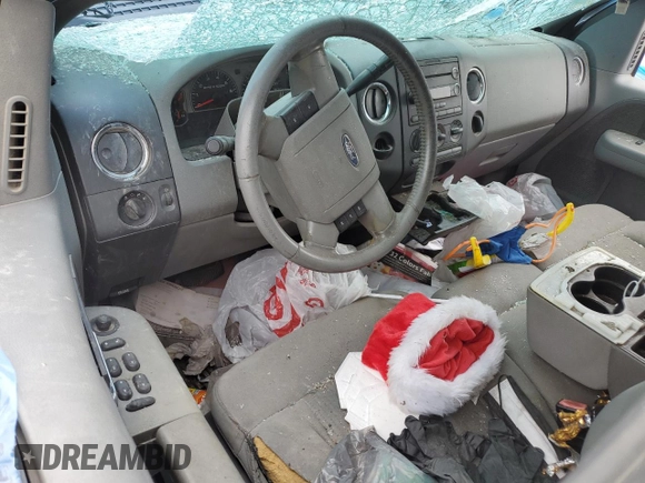 2008 Ford F-150 XL with VIN 1FTRW12W88FB92161, listed as a Copart auction lot 50624505 with 0 mi miles and Salvage Title. Bid and sale history available at carsss.com. Image 8.