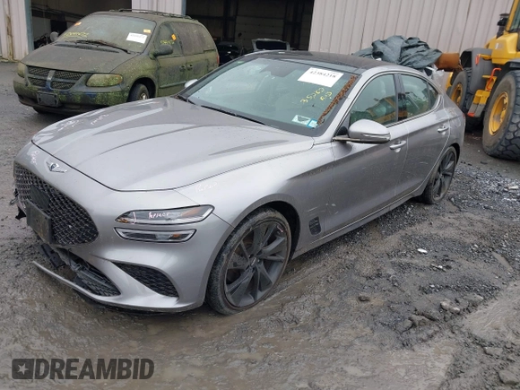 2023 Genesis G70 2.0T z VIN KMTG34TAXPU115811, wystawiony jako IAAI lot #42384218 z przebiegiem 35 262 mil mil oraz . Historia ofert i sprzedaży dostępna na DreamBid. Obrazek 17.