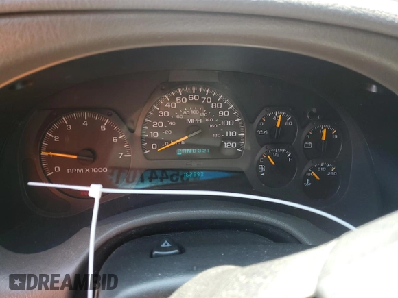2002 Chevrolet TrailBlazer LTZ with VIN 1GNDT13S622444350, listed as a Copart auction lot 55447015 with 162,893 mi miles and Salvage Title. Bid and sale history available at DreamBid. Image 9.