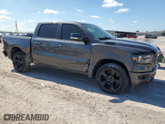 2020 Ram 1500 Big Horn with VIN 1C6RREFT0LN406189, listed as a Copart auction lot 56239225 with 137,829 mi miles and Salvage title. Bid and sale history available at DreamBid. Image 4.