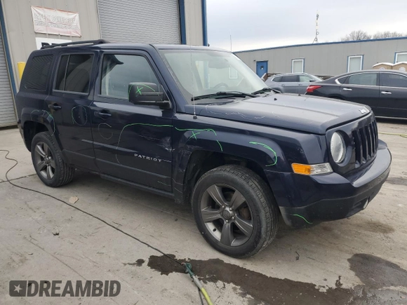 2015 Jeep Patriot High Altitude with VIN 1C4NJRFB6FD114408, listed as a Copart auction lot 52189745 with 84,103 mi miles and Salvage Title. Bid and sale history available at carsss.com. Image 4.