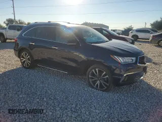 2020 Acura MDX w/Advance Pkg with VIN 5J8YD4H8XLL024402, listed as a Copart auction lot 81453144 with 0 mi miles and Salvage Title. Bid and sale history available at carsss.com. Image 4.