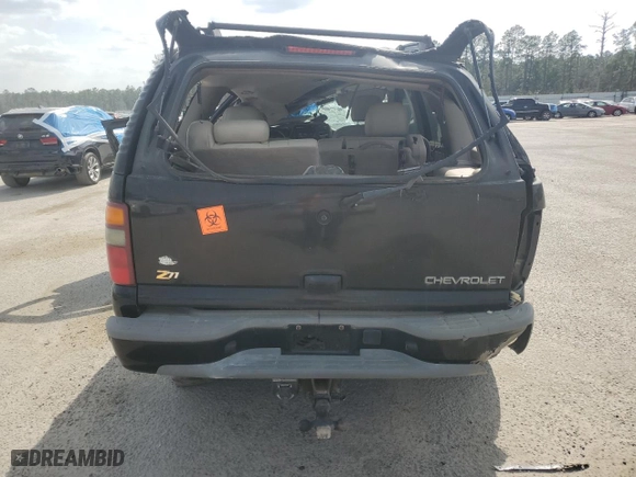2003 Chevrolet Tahoe LT with VIN 1GNEK13Z73R243537, listed as a Copart auction lot 47000435 with 0 mi miles and Salvage Title. Bid and sale history available at carsss.com. Image 6.