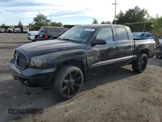 2006 Dodge Dakota SLT with VIN 1D7HE48K56S687447, listed as a Copart auction lot 74641494 with 174,798 mi miles and Salvage Title. Bid and sale history available at carsss.com. Image 1.