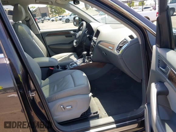 2014 Audi Q5 Premium Plus with VIN WA1DGAFP9EA017608, listed as a IAAI auction lot 42374142 with 98,795 mi miles and . Bid and sale history available at DreamBid. Image 5.