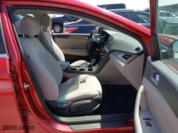 2015 Hyundai Sonata 2.4L SE with VIN 5NPE24AF5FH259928, listed as a IAAI auction lot 41880541 with 75,903 mi miles. Bid and sale history available at carsss.com. Image 5.