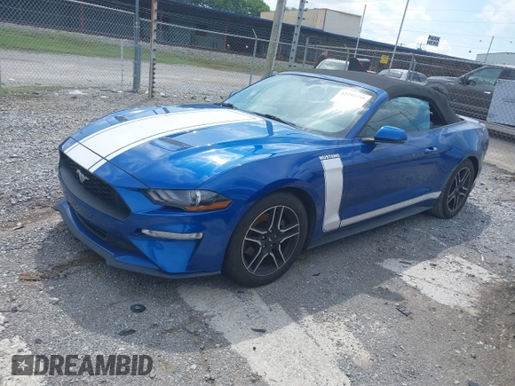 2018 Ford Mustang EcoBoost Premium z VIN 1FATP8UH3J5124748, wystawiony jako IAAI lot #42295710 z przebiegiem 143 000 mil mil oraz . Historia ofert i sprzedaży dostępna na DreamBid. Obrazek 17.