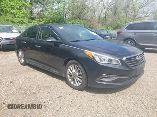 2015 Hyundai Sonata Limited with VIN 5NPE34AF4FH092443, listed as a IAAI auction lot 42166053 with 139,963 mi miles and . Bid and sale history available at carsss.com. Image 1.