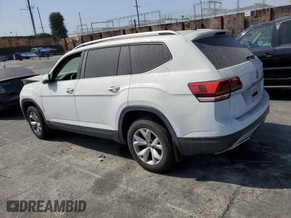 2018 Volkswagen Atlas S z VIN 1V2AR2CA1JC518224, wystawiony jako Copart lot #72723074 z przebiegiem 91 027 mil mil oraz Czysty tytuł • Clean title. Historia ofert i sprzedaży dostępna na DreamBid. Obrazek 2.