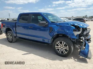 2023 Ford F-150 XL with VIN 1FTFW1E51PKF30933, listed as a Copart auction lot 53256355 with 26,267 mi miles and Salvage Title. Bid and sale history available at carsss.com. Image 4.