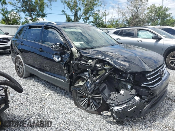 2024 Volkswagen Tiguan Wolfsburg Edition with VIN 3VV6B7AX6RM227665, listed as a Copart auction lot 56876785 with Not provided miles and Non repairable. Bid and sale history available at DreamBid. Image 4.