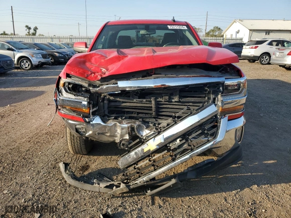 2017 Chevrolet Silverado 1500 LT with VIN 1GCVKREC2HZ357369, listed as a Copart auction lot 75711374 with 108,486 mi miles and Salvage Title. Bid and sale history available at carsss.com. Image 5.
