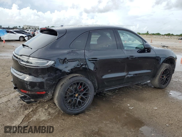 2020 Porsche Macan GTS with VIN WP1AG2A54LLB56338, listed as a Copart auction lot 72420704 with 21,052 mi miles and Salvage Title. Bid and sale history available at DreamBid. Image 3.