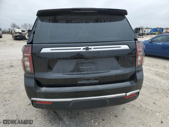 2023 Chevrolet Tahoe Commercial with VIN 1GNSCLED8PR279143, listed as a Copart auction lot 42970525 with 25,674 mi miles and Salvage Title. Bid and sale history available at carsss.com. Image 6.