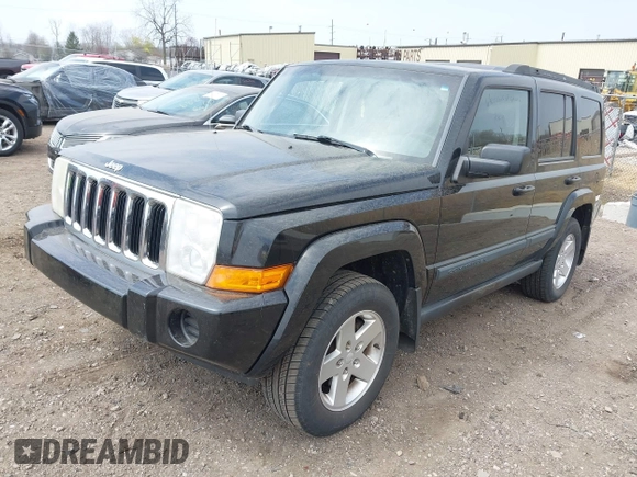 2007 Jeep Commander Sport with VIN 1J8HG48K17C651084, listed as a IAAI auction lot 42064395 with 212,057 mi miles. Bid and sale history available at carsss.com. Image 2.