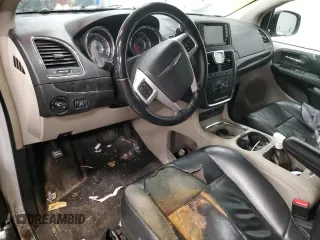 2015 Chrysler Town & Country Limited Platinum with VIN 2C4RC1GG7FR617711, listed as a Copart auction lot 85091014 with 0 mi miles and Salvage Title. Bid and sale history available at carsss.com. Image 8.
