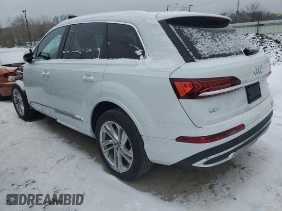 2020 Audi Q7 Premium with VIN WA1AJAF74LD011344, listed as a Copart auction lot 70905752 with 24,188 mi miles. Bid and sale history available at carsss.com. Image 2.