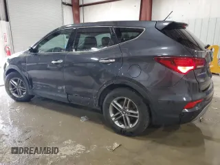 2018 Hyundai Santa Fe 2.4L with VIN 5XYZT3LB3JG571720, listed as a Copart auction lot 43942375 with 108,435 mi miles and Salvage title. Bid and sale history available at DreamBid. Image 2.