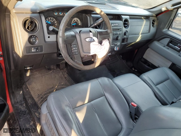2014 Ford F-150 XL with VIN 1FTMF1CM7EKE03408, listed as a Copart auction lot 49476155 with 217,914 mi miles and Salvage Title. Bid and sale history available at carsss.com. Image 8.