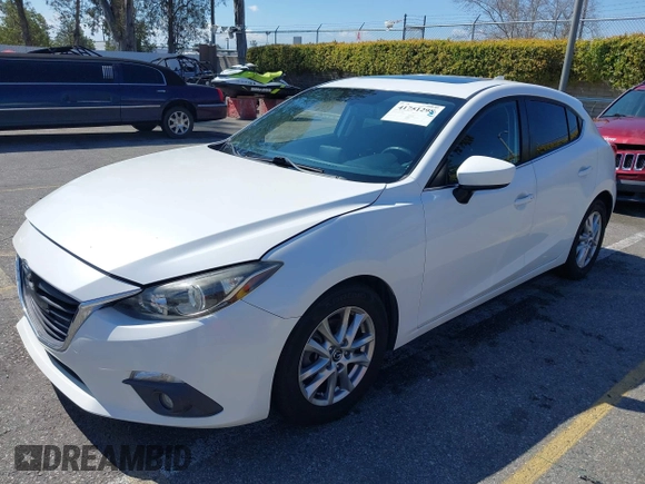 2016 Mazda 3 i Touring with VIN JM1BM1M76G1346083, listed as a IAAI auction lot 41751298 with 87,608 mi miles and . Bid and sale history available at DreamBid. Image 2.