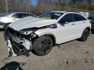 2023 Infiniti QX55 Luxe z VIN 3PCAJ5JR3PF112752, wystawiony jako Copart lot #45686855 z przebiegiem 15 817 mil mil oraz Szkody całkowita. Historia ofert i sprzedaży dostępna na DreamBid. Obrazek 1.