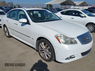 2008 Infiniti M with VIN JNKAY01E28M606023, listed as a IAAI auction lot 41653843 with 115,599 mi miles and . Bid and sale history available at carsss.com. Image 1.