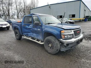 2005 GMC Canyon 1SE SLE Z71 with VIN 1GTDS136658213688, listed as a Copart auction lot 46494885 with 162,209 mi miles and Salvage Title. Bid and sale history available at carsss.com. Image 4.