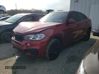 2017 BMW X6 xDrive35i with VIN 5UXKU2C33H0U29884, listed as a Copart auction lot 46465493 with 85,652 mi miles. Bid and sale history available at carsss.com. Image 1.