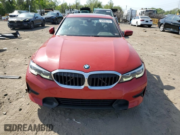 2020 BMW 3 Series 330i with VIN 3MW5R1J03L8B22097, listed as a Copart auction lot 54846115 with 109,637 mi miles and Salvage title. Bid and sale history available at DreamBid. Image 5.