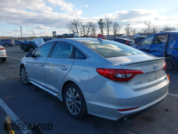 2017 Hyundai Sonata Sport with VIN 5NPE34AF9HH569242, listed as a IAAI auction lot 40977224 with 136,951 mi miles. Bid and sale history available at carsss.com. Image 17.